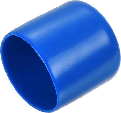 Miniatura 117 de uxcell 25 tapas de goma de 0.787 in de vinilo de identificación redonda tapa tapa de rosca de tornillo protectores negro