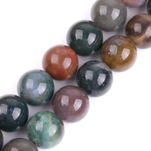 Miniatura 38 de GEM-Inside Cuentas sueltas de amatista natural de 14 mm, gemas de cristal redondo, piedra de energía para hacer joyas, 15 pulgadas Amatista oscura