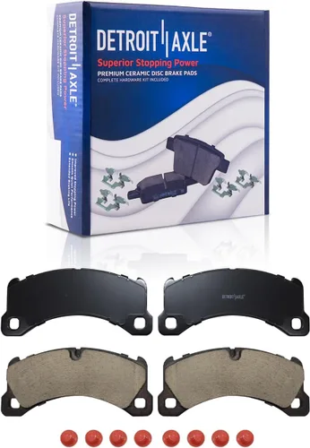 Miniatura 20 de Detroit Axle - Kit de freno trasero para Toyota Tacoma 2005-2019 de 6 orejetas, tambores de freno de disco, zapatas de freno semi-metálicas