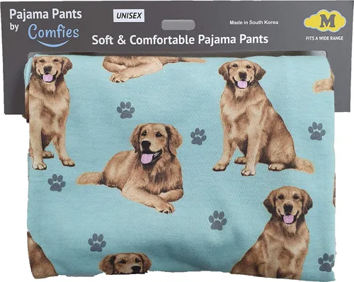 Miniatura 2 de Golden Retriever - Pantalón de pijama unisex ligero de mezcla de algodón, suave y cómodo, perfecto para regalos de Golden Retriever
