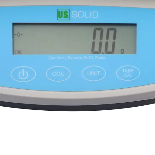 Miniatura 2 de U.S. Solid Balanza digital de laboratorio de precisión electrónica de 0.00 oz, interfaz RS232 y USB, AC100V-240V y DC4x1.5V, 19 unidades de medida