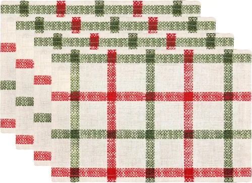 Miniatura 11 de DriftAway Mantel de lino de arpillera para mesa de comedor para mesas rectangulares de 8 pies, manteles rústicos, resistentes a las arrugas