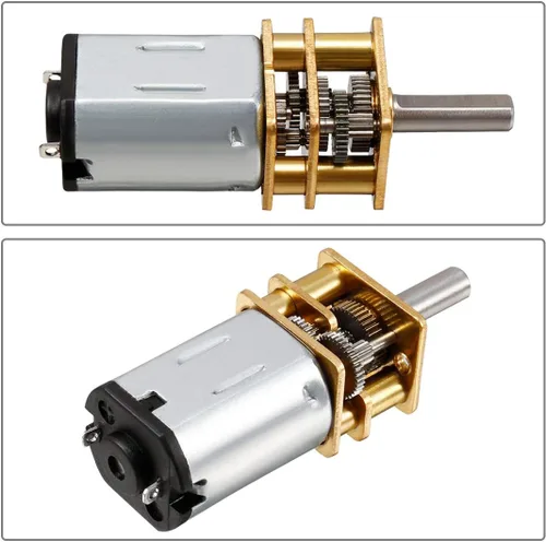 Miniatura 4 de DC 6V 2000RPM Mini Metal Gearwheel Gear Motor 0.118 in Eje para Robot Wheel DIY Juguetes
