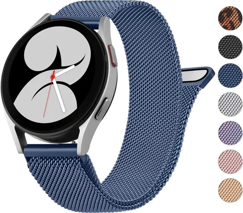 Miniatura 12 de Wanme Correa de repuesto para Samsung Galaxy Watch 4 de 1.575 in y 1.732 in, Galaxy Watch 4 Classic de 1.654 in y 1.811 in, para mujeres y hombres
