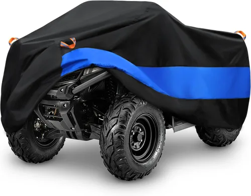 MORNYRAY Cubierta para ATV Impermeable de Servicio Pesado Universal Cubierta para Quad Cubierta de Almacenamiento Exterior 4 Ruedas Protección UV