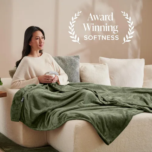 Miniatura 2 de Bare Home Manta de Vellón - Full/Queen - Ultra Suave y Liviana para Cama, Sofá y Sillón - Microfelpa de Lujo - Manta Cálida y Acogedora