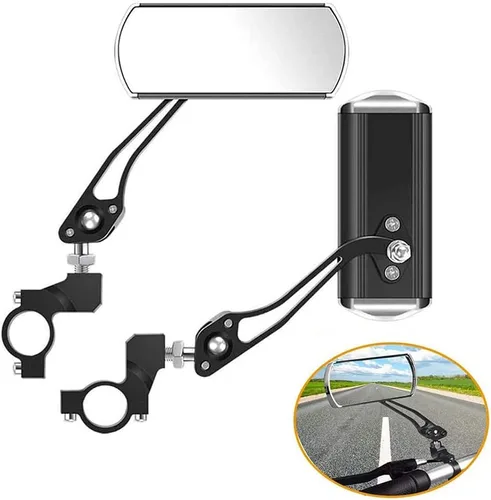 Miniatura 8 de Espejos de Bicicleta, Candado de Cadena de 3.6 pies con Combinación de 5 Dígitos y Seguridad Antirrobo, Candados de Bicicleta con Cadena de 0.23