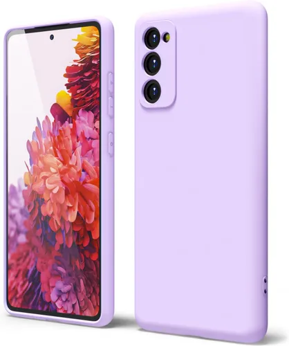 Miniatura 145 de oakxco Funda para teléfono Samsung Galaxy S21 Ultra con agarre de silicona líquida, bonita funda delgada y delgada de goma suave de TPU lisa