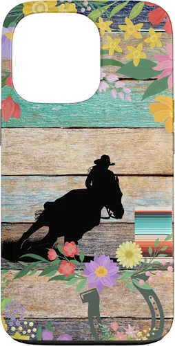 Miniatura 10 de Cute Serape Spring Flower Rodeo Western Horse Barrel Racing Case for iPhone 17