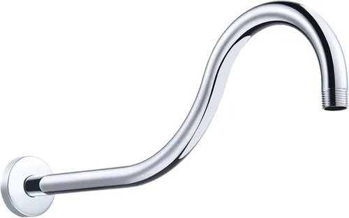Miniatura 9 de Brazo de ducha montado en el techo de extensión de acero inoxidable de alta densidad y brida para brazo de ducha de rosca engrosada U4999-SS de 10
