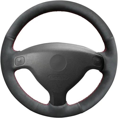 Fit for Holden Zafira 2003-2005,Car Steering Wheel Cover,Car Hand-Sewn Steering Wheel Cover,Black Leather Steering Wheel Cover