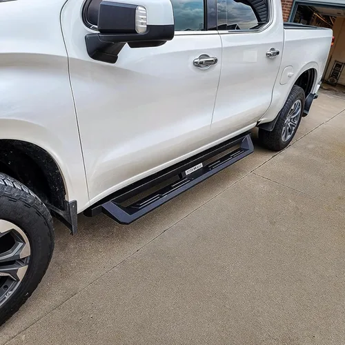 Miniatura 9 de YITAMOTOR Estribos compatibles con Chevy Silverado/GMC Sierra 2019-2026 1500 Crew Cab, 2020-2026 Silverado/Sierra 2500HD 3500HD 3500HD Crew Cab
