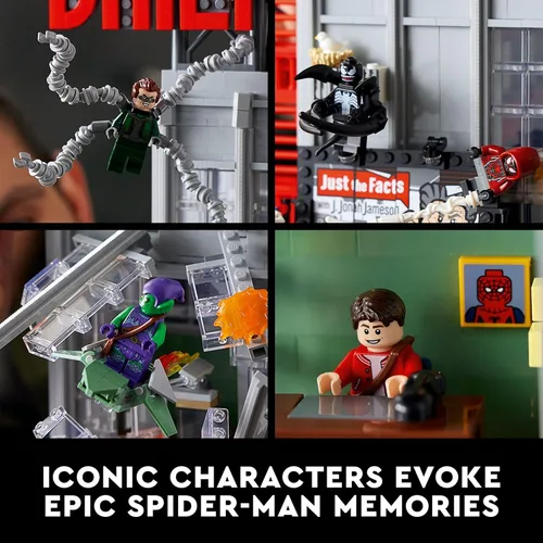Miniatura 4 de LEGO Marvel Spider-Man Daily Bugle 76178 - Kit de construcción, juego coleccionable diseñado pensado para los fanáticos de Marvel adultos