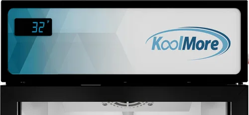 Miniatura 7 de KoolMore Refrigerador de exhibición comercial delgado de 17 pulgadas, 7 pies cúbicos en negro, listado ETL (KM-MDR-17S)