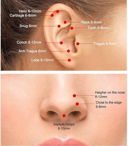 Miniatura 7 de Arracadas de acero inoxidable quirúrgico 316L de 023pulgadas 031pulgadas 039pulgadas hipoalergénicos pequeños para hombre aretes de aro