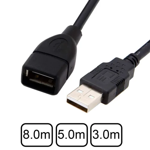 Miniatura 2 de Cablecc 26.2 ft 16.4 ft 9.8 ft USB Estándar-B Tipo a USB 2.0 Cable de datos macho para disco duro y escáner e impresora (26.2 ft)