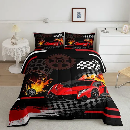 Miniatura 46 de Feelyou Juego de edredón de baloncesto para niñas y niños, juego de ropa de cama con juegos de pelota, decoración de habitación, regalo para amantes