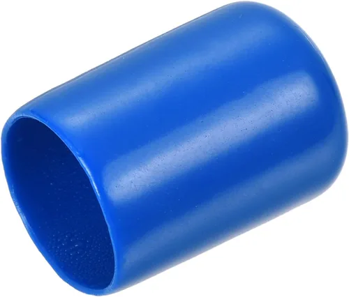 Miniatura 79 de uxcell 25 tapas de goma de 0.787 in de vinilo de identificación redonda tapa tapa de rosca de tornillo protectores negro