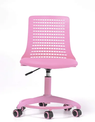 Miniatura 3 de Silla de escritorio para niños, altura ajustable, para la escuela/el hogar, para niños de 4 a 12 años, giratoria con ruedas antiarañazos, silla