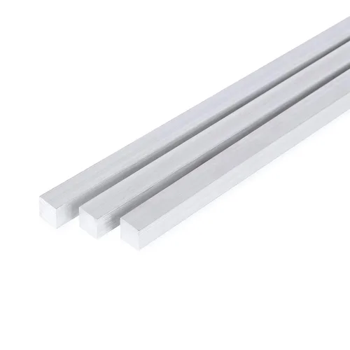 Miniatura 8 de Barra plana cuadrada de aluminio de 13 pulgadas, 2 piezas de placa de uso general 6061 de 1 x 1 pulgada, T6511 sólido nuevo molino