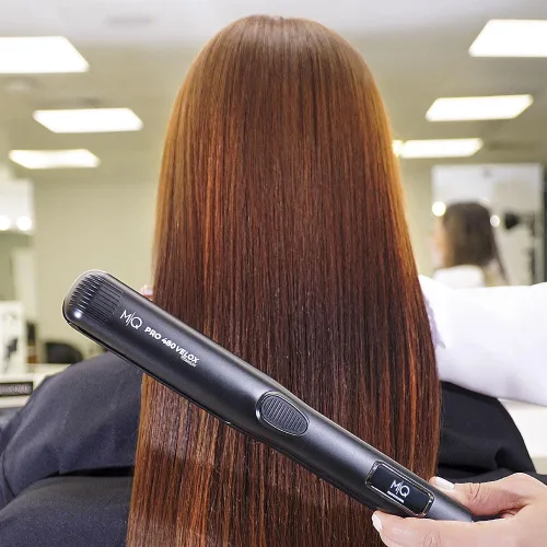 Miniatura 5 de MQ Professional Plancha de pelo Pro 480 Velox Titanium Flat Iron – Experiencia brasileña – Calentamiento rápido, diseño ergonómico – Ideal para uso