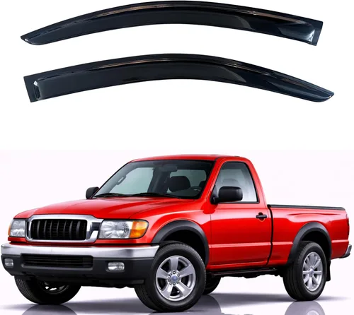 Miniatura 190 de KPY Visor de ventana compatible con Hyundai Tucson 2021-2025, 4 piezas de deflector de ventilación para ventana lateral, estilo Mugen, protector