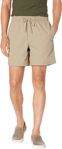 Tienda Essentials Pantalón corto de paseo con cordón de entrepierna de 6 pulgadas para hombre