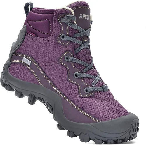 Miniatura 3 de Skenary Dimo Botas de senderismo para mujer, zapatos de caminar impermeables mediados