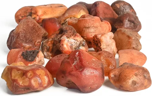 Miniatura 16 de Crocon Jaspe Noreena de 1 libra de piedra natural áspera a granel piedra natural cruda para pulir cabbing, gema de pulido, minería, equilibrio