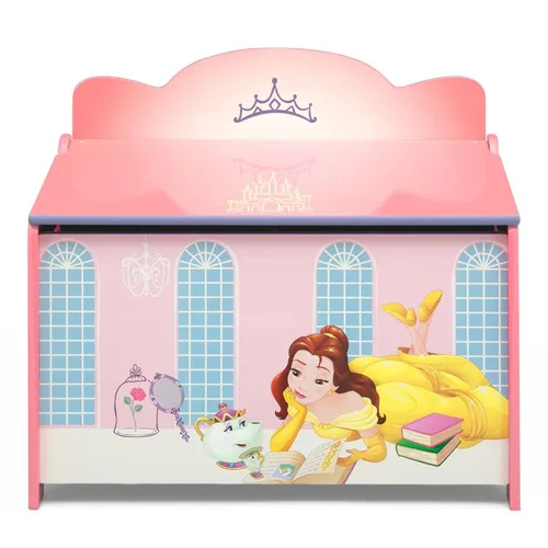 Miniatura 7 de Delta Children Caja de juguetes de lujo, princesa Disney Disney Princess