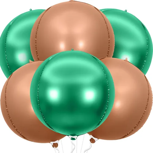Miniatura 44 de KatchOn, Globos de papel aluminio de color rosa claro, 22 pulgadas, paquete de 6 unidades, globos de Mylar rosa claro para decoraciones de Navidad