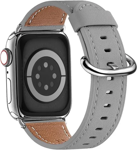 Miniatura 33 de WFEAGL Compatible con Apple Watch Banda 38mm 40mm 41mm para Mujeres, Correa de Cuero de Grano Superior para iWatch Ultra SE & Series 9 8 7 6 5 4 3