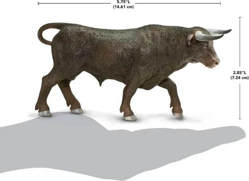 Miniatura 3 de Safari Ltd. Figura de Black Bull – Figura detallada de plástico de 6 pulgadas – Divertido juguete educativo para niños, niñas y niños a partir de 3