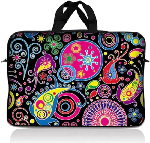 Miniatura 71 de Laptop Skin Shop - Funda de neopreno para portátil de 16 a 17,4 pulgadas, con asa, diseño artístico