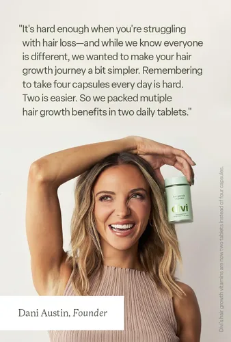 Miniatura 5 de Divi Vitaminas para el crecimiento del cabello para mujeres y hombres, hechas con ingredientes limpios, veganos y respaldados por la ciencia