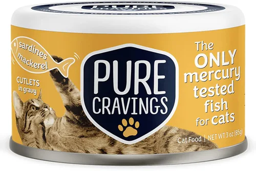 Miniatura 11 de Pure Cravings - Alimento húmedo para gatos en lata, filetes de atún en salsa, 100% probado sin mercurio, pescado húmedo en lata para gatos, sin
