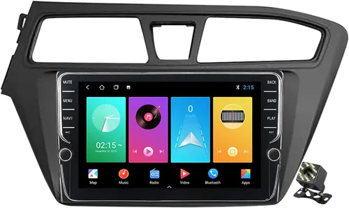Android 11 Car Stereo Radio Car-Play para Hyundai I20 2015-2018 LHD 2011 Reproductor Multimedia Soporte Navegación GPS BT FM 4G WiFi Volante Control