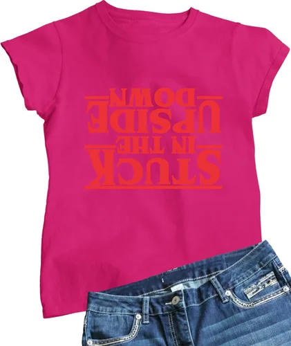 Miniatura 34 de Go All Out Camiseta para mujer Stuck in The Upside Down