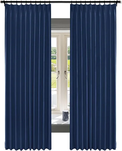Fcosie Juego de 2 paneles de cortinas opacas extralargas de 120 pulgadas de largo, cortinas de doble capa para oscurecer la habitación, paneles de