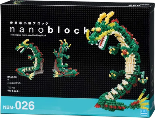 Miniatura 2 de nanoblock - Animales fantásticos - Dragón (renovación), kit de construcción de la serie Advanced Hobby