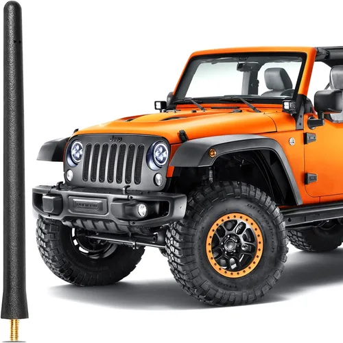 Miniatura 21 de KSaAuto Antena de 3.2 pulgadas compatible con Jeep Cherokee Grand Cherokee Compass Renegade 2011-2025, Chrysler 200, Fiat 500, repuesto de antena