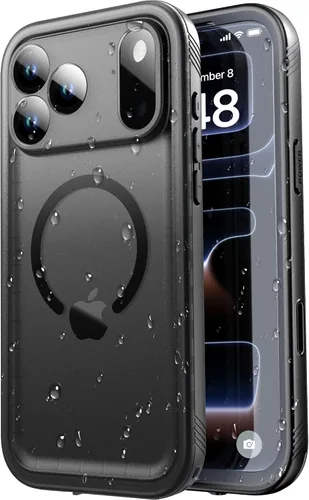 Miniatura 71 de SPORTLINK Funda para iPhone 15 Pro Max, IP68 resistente al agua, protección militar, cuerpo completo, resistente, a prueba de golpes, sellado 360, a