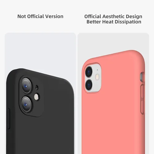 Miniatura 3 de Funda de silicona líquida compatible con iPhone 11, color coral [Protección contra caídas] [Resistente a los arañazos, a prueba de golpes]