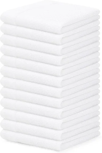 Miniatura 20 de Homaxy Paños de cocina 100% algodón, paquete de 8 – 12 x 12 pulgadas, tejido de gofre, muy suaves y absorbentes, paños de cocina de secado rápido