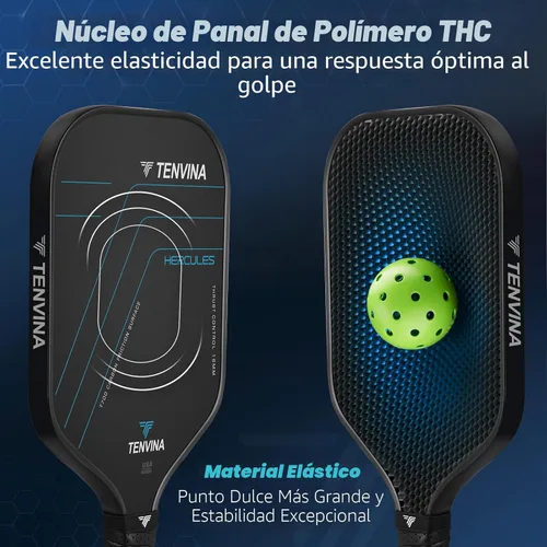 Miniatura 3 de TENVINA Pickleball Paddles, Multi-Layer T700SC Textured Carbon Fiber Pickleball Paddle, Pickle Ball Paddle with Strong Spin & Power Surface, 4-Types
