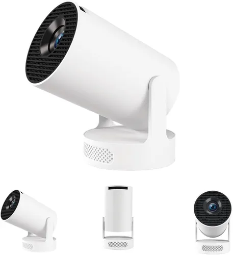 Mini proyector, proyector inteligente portátil 2025 con WiFi y Bluetooth, 1000 lúmenes, pantalla de 150 pulgadas, tecnología LCD LED