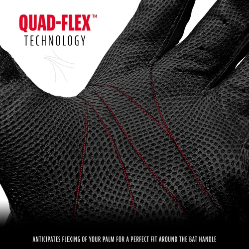 Miniatura 4 de Franklin Sports MLB - Guantes de bateo de béisbol CFX Pro para jóvenes y adultos, béisbol + sóftbol, varios tamaños +