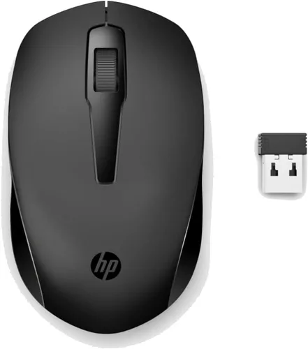HP Ratón inalámbrico 150, 3 botones con rueda de desplazamiento de control doble, sensor óptico de 1600 DPI con diseño ergonómico para comodidad