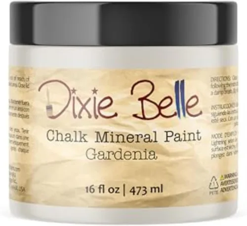 Miniatura 172 de Dixie Belle Paint Company - Pintura con acabado de tiza para muebles, color negro (Caviar), 1 galón, 128 fl oz, pintura mineral color rosa intenso
