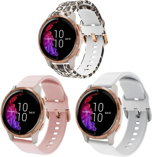 Miniatura 8 de ViCRiOR Correas de 0.78 pulgadas compatibles con Garmin Vivoactive 6 / Vivoactive 5 / Vivoactive 3/Venu Sq/Venu Smart Watch, correa de repuesto